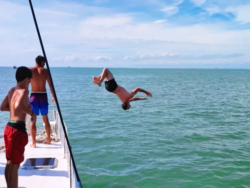 Baignage bateau anniversaire la rochelle