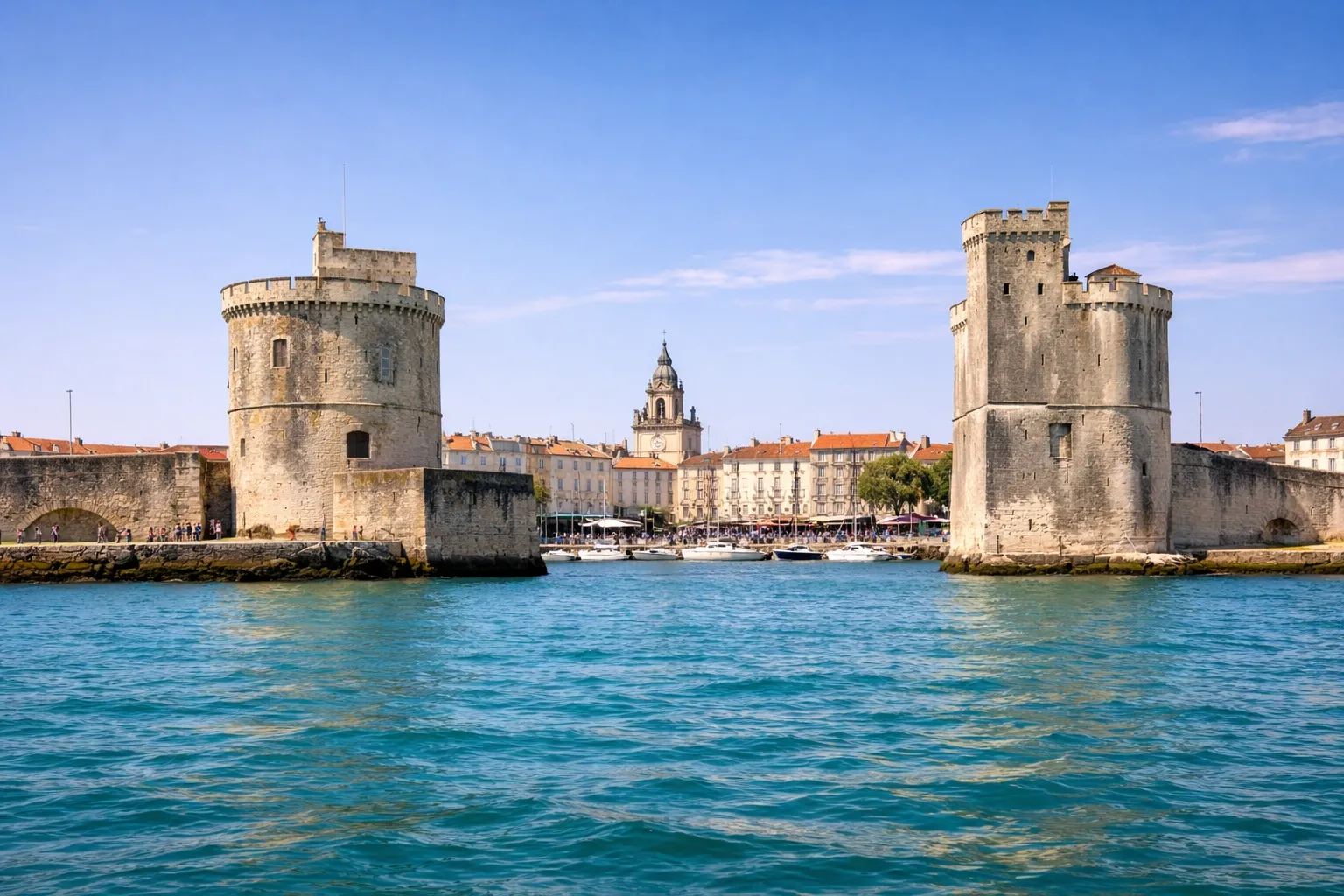 Le vieux port de La Rochelle et ses tours